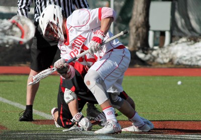 Talkow had the highest faceoff percentage in the Patriot League.