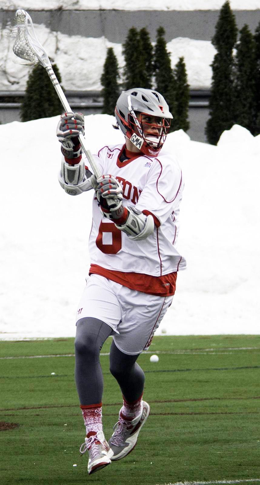 Men's lacrosse nabs third win of the season in blowout of UVM