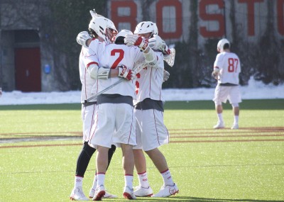 For the Terriers to overcome Lehigh, they'll need the likes of James Burr, Jack Wilson and Cal Dearth to execute. PHOTO BY ELLEN CLOUSE/DAILY FREE PRESS STAFF