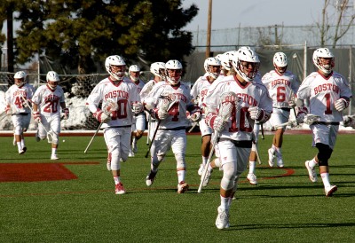 The Terriers, after falling out of the national rankings, found their groove again vs. Harvard. PHOTO BY OLIVIA FLACIGNO/DAILY FREE PRESS STAFF