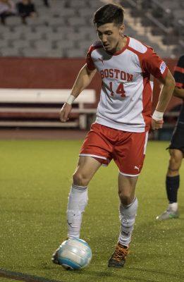 Junior midfielder Anthony Viteri leads the team with five goals, but was scoreless on Saturday. PHOTO BY JUSTIN HAWK/ DAILY FREE PRESS STAFF 