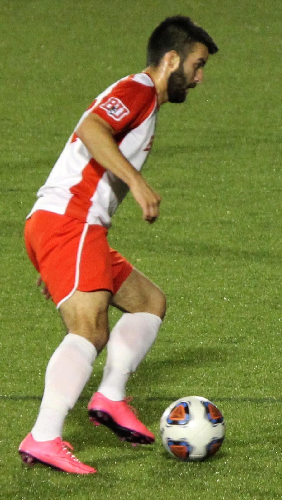 Forward Felix De Bona has one of the Terrier's four goals thus far this year. PHOTO BY JOHNNY LIU/ DFP FILE PHOTO
