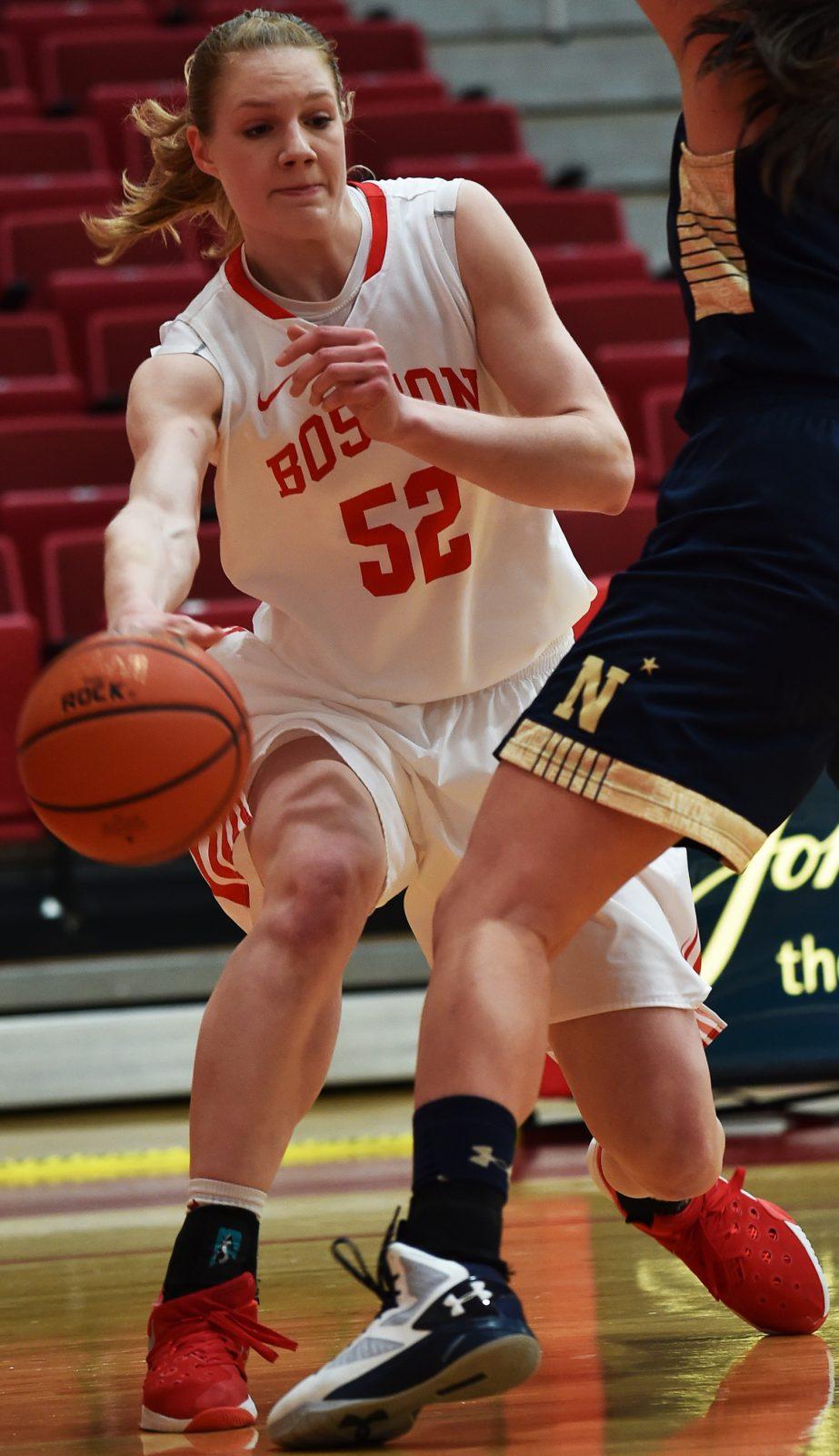 Forward Kara Sheftic has started all eight games for BU this season. PHOTO BY MADDIE MALHOTRA/ DFP FILE PHOTO 
