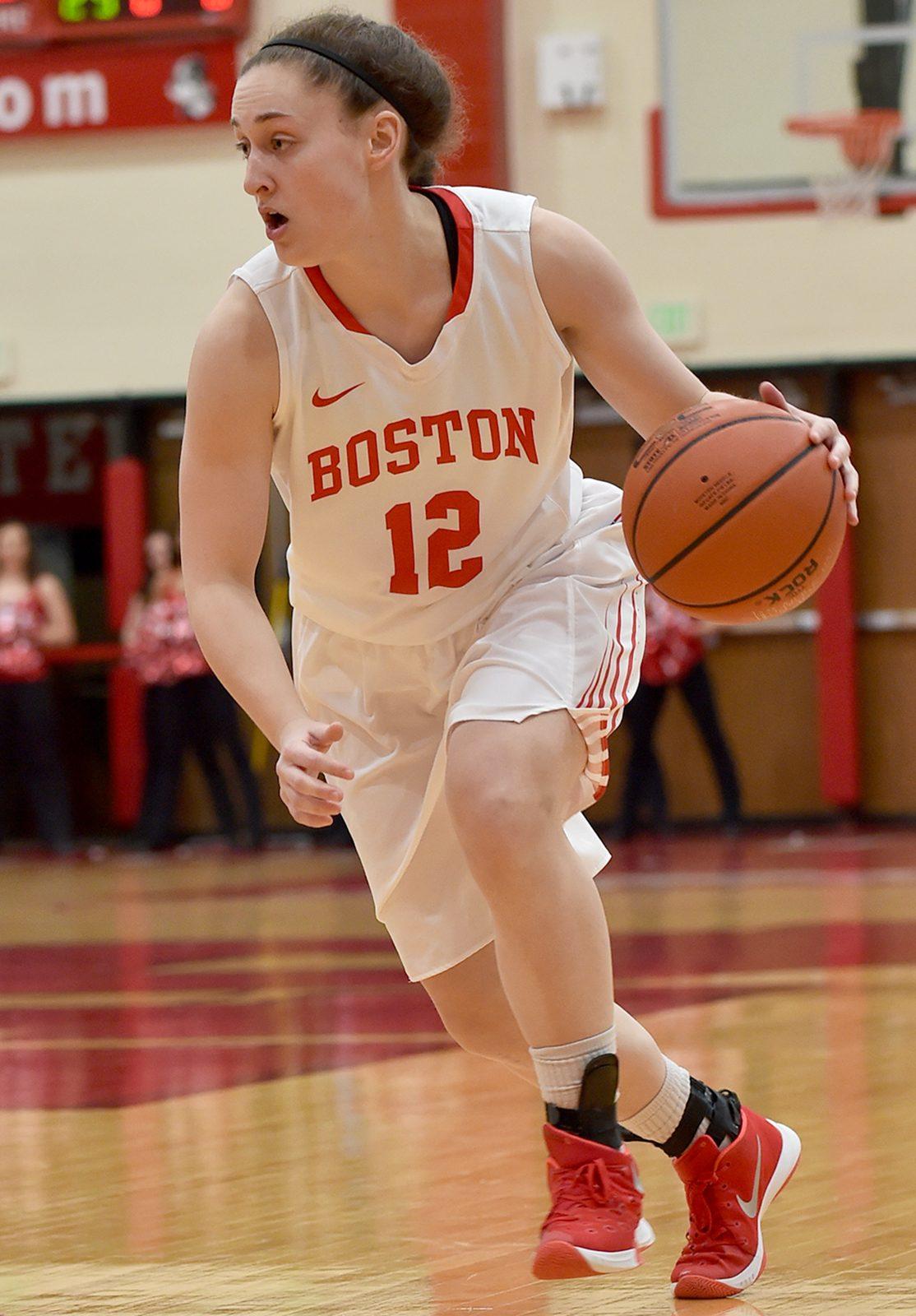 Senior guard Sarah Hope hit six threes to push the game to double overtime. PHOTO BY MADDIE MALHOTRA/ DFP FILE PHOTO 