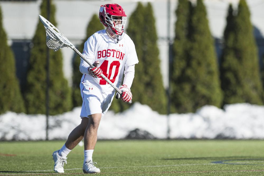 Sophomore goalkeeper Joe McSorley made 12 saves against Bucknell. PHOTO BY MADDIE MALHOTRA/DAILY FREE PRESS STAFF 