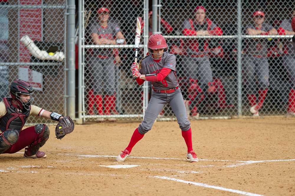 "Senior infielder and outfielder Jilee Schanda had one run and one hit in BU's last game against Army. The Terriers will look to her and other members of the offense as they take on Lehigh this weekend. PHOTO BY MADDIE MALHOTRA/DAILY FREE PRESS STAFF
