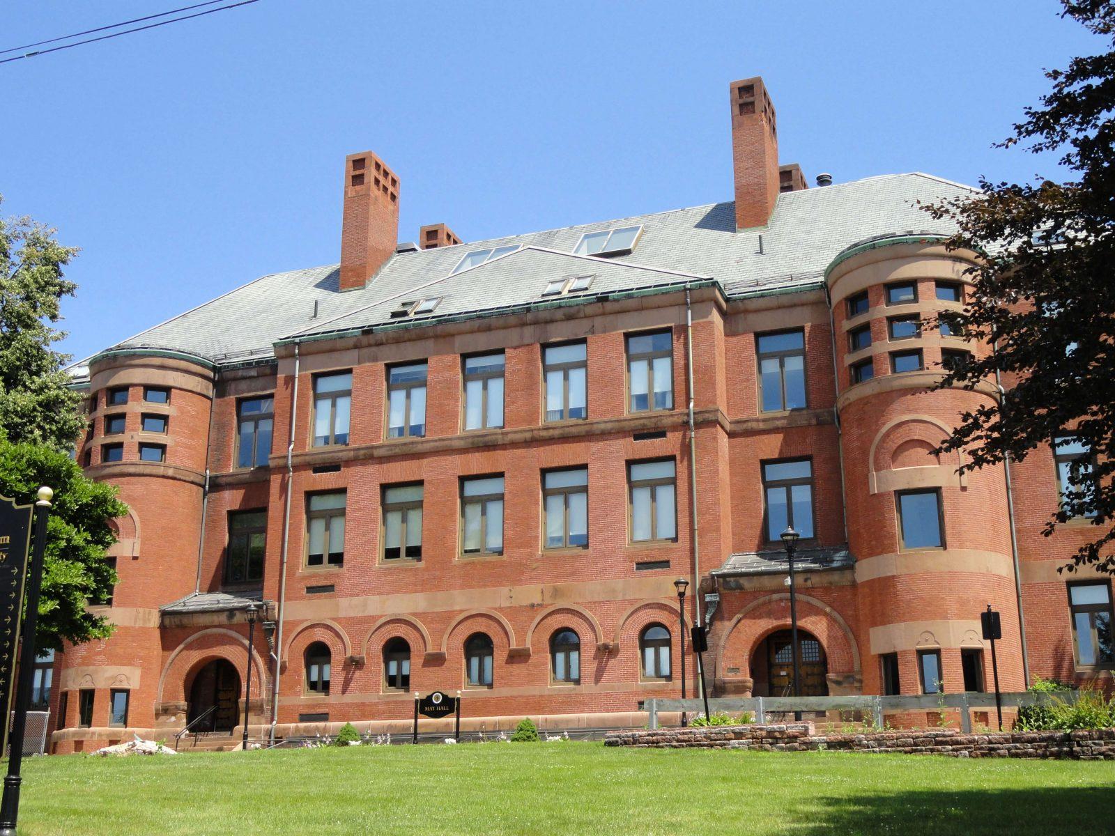 Framingham State University in Massachusetts. Governor Charlie Baker and Lieutenant Governor Karyn Polito announced a plan to end youth homelessness in the Commonwealth Thursday at Framingham State. COURTESY OF WIKIMEDIA COMMONS 