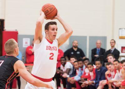 Freshman forward Tyler Scanlon dropped 15 points and grabbed nine rebounds against NC State. PHOTO BY JUSTIN HAWK/ DAILY FREE PRESS STAFF 