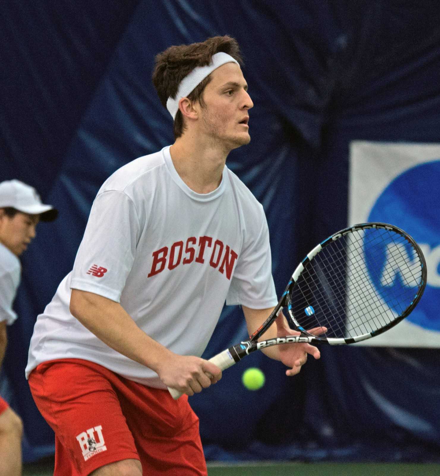The men's tennis team is in pole position to claim the Patriot League title. PHOTO BY SOFIA LAURITO/DAILY FREE PRESS STAFF