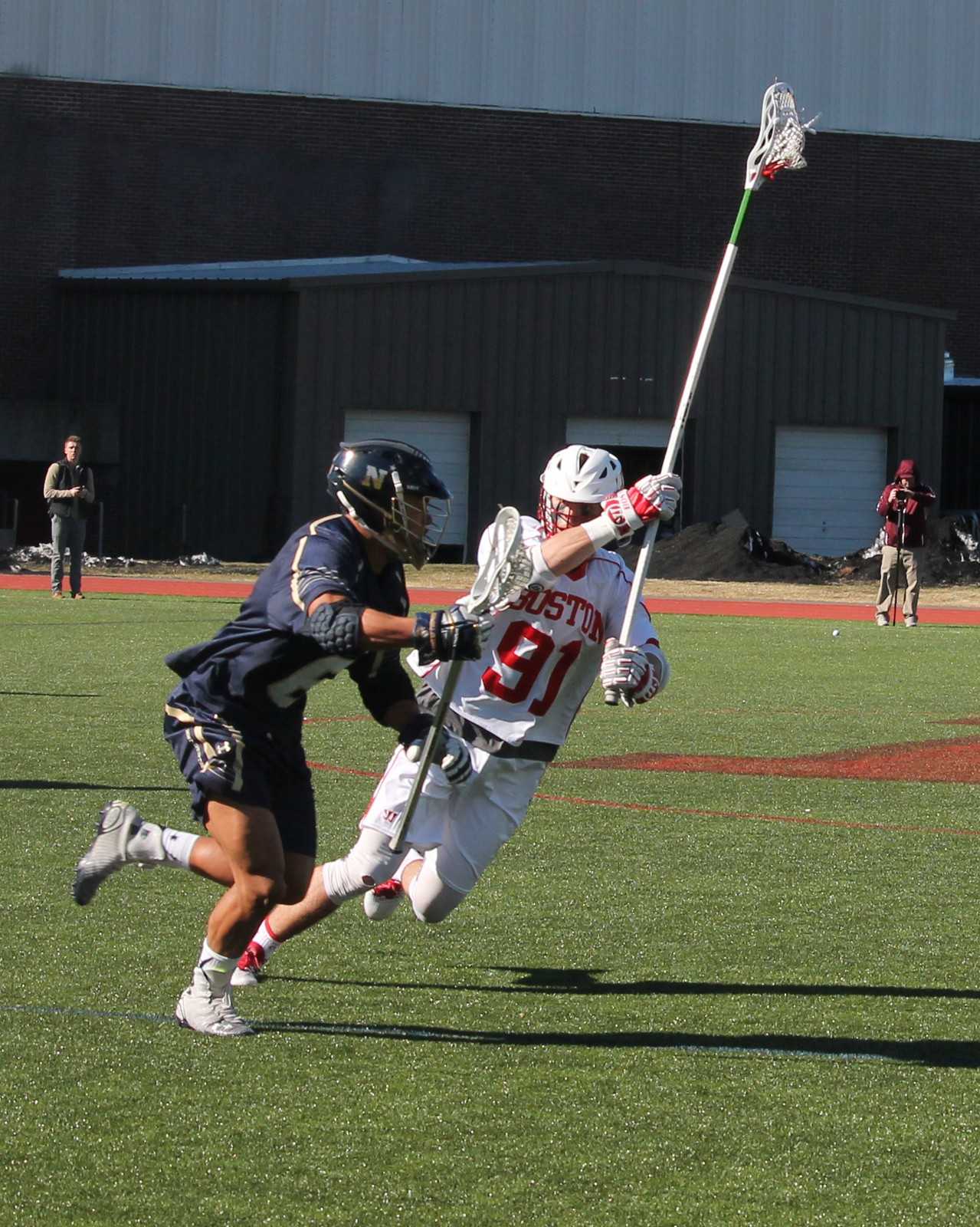 Drew Lukacs has appeared in all of BU's 14 games and has scored three times. PHOTO BY AMANDA LUCIDI/DAILY FREE PRESS STAFF