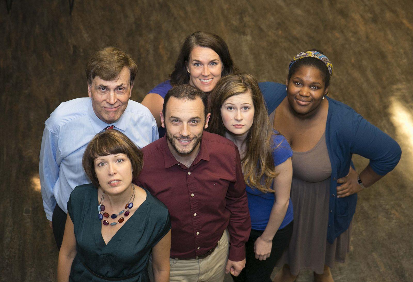 Political satire "The Return to Morality" played at The Central Square Theatre this month. PHOTO COURTESY RHUMBAG