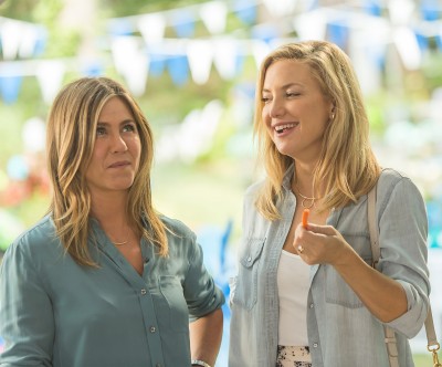 Jennifer Aniston and Kate Hudson star in the new comedy “Mother’s Day,” opening Friday. PHOTO COURTESY RON BATZDORFF