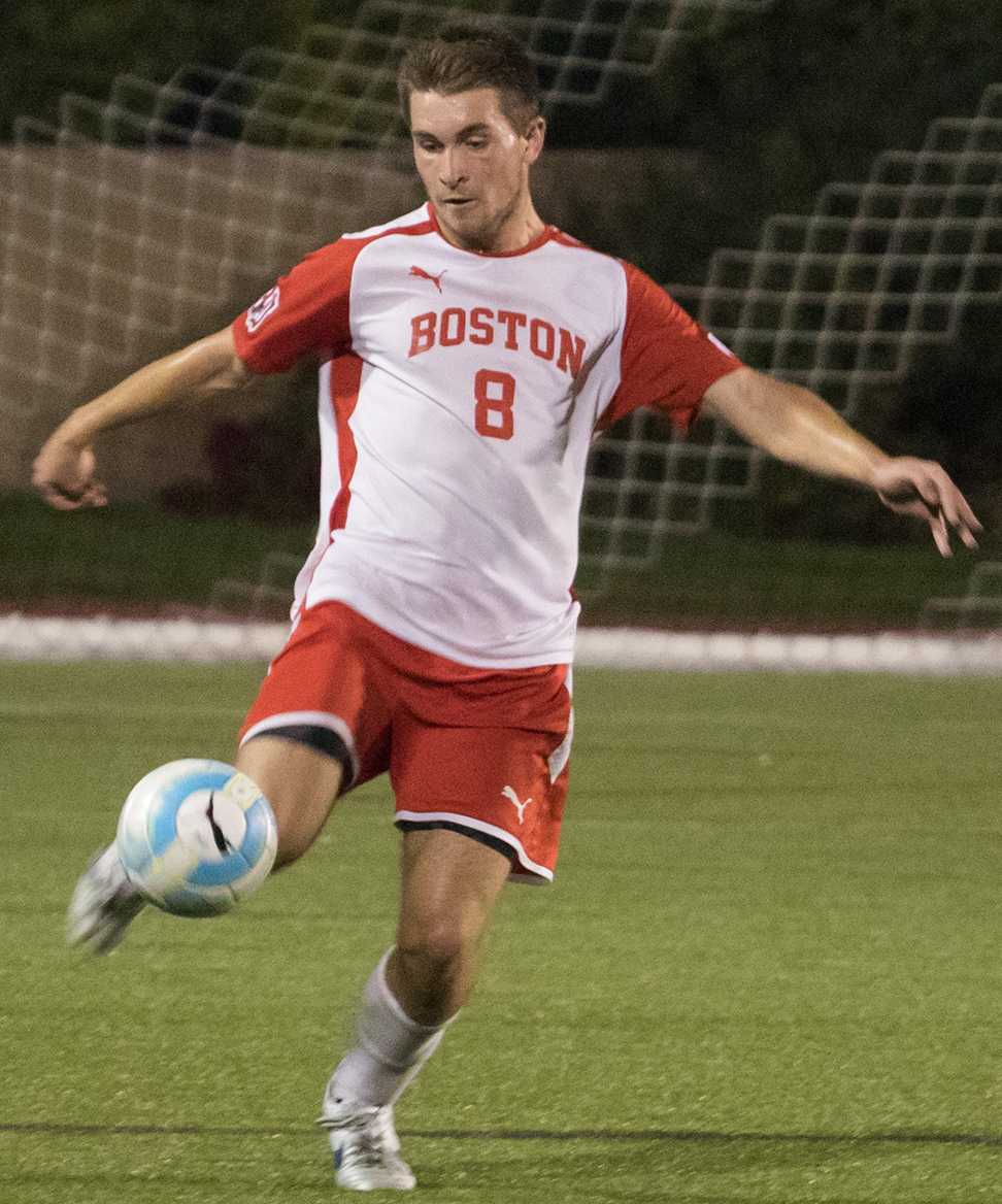 Freshman forward Matt McDonnell netted his second goal of the season on Tuesday. PHOTO BY JUSTIN HAWK/ DAILY FREE PRESS STAFF