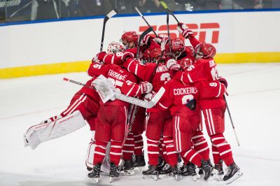 Men's Ice Hockey Prepares for Biannual Red Hot Hockey Matchup Against Boston  University