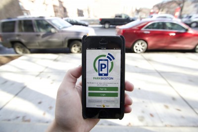 Boston Mayor Martin Walsh announced Jan. 13 that the city has launched ParkBoston, an app that allows users to pay and check their parking meters from their phone. PHOTO ILLUSTRATION BY NICKI GITTER/DAILY FREE PRESS STAFF