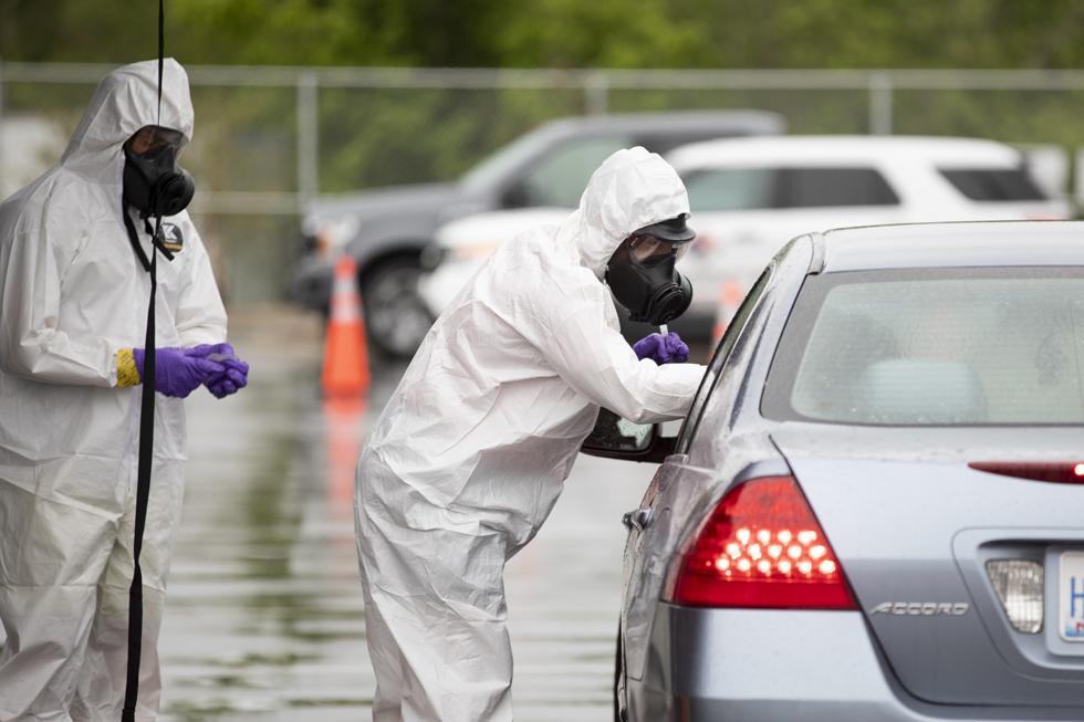 On Wednesday, Massachusetts Gov. Charlie Baker announced the state would provide free COVID-19 testing sites in eight cities seeing higher numbers of positive cases, as part of efforts to help control the spread of the virus. COURTESY OF U.S. ARMY STAFF SGT. MARY JUNELL VIA WIKIMEDIA COMMONS
