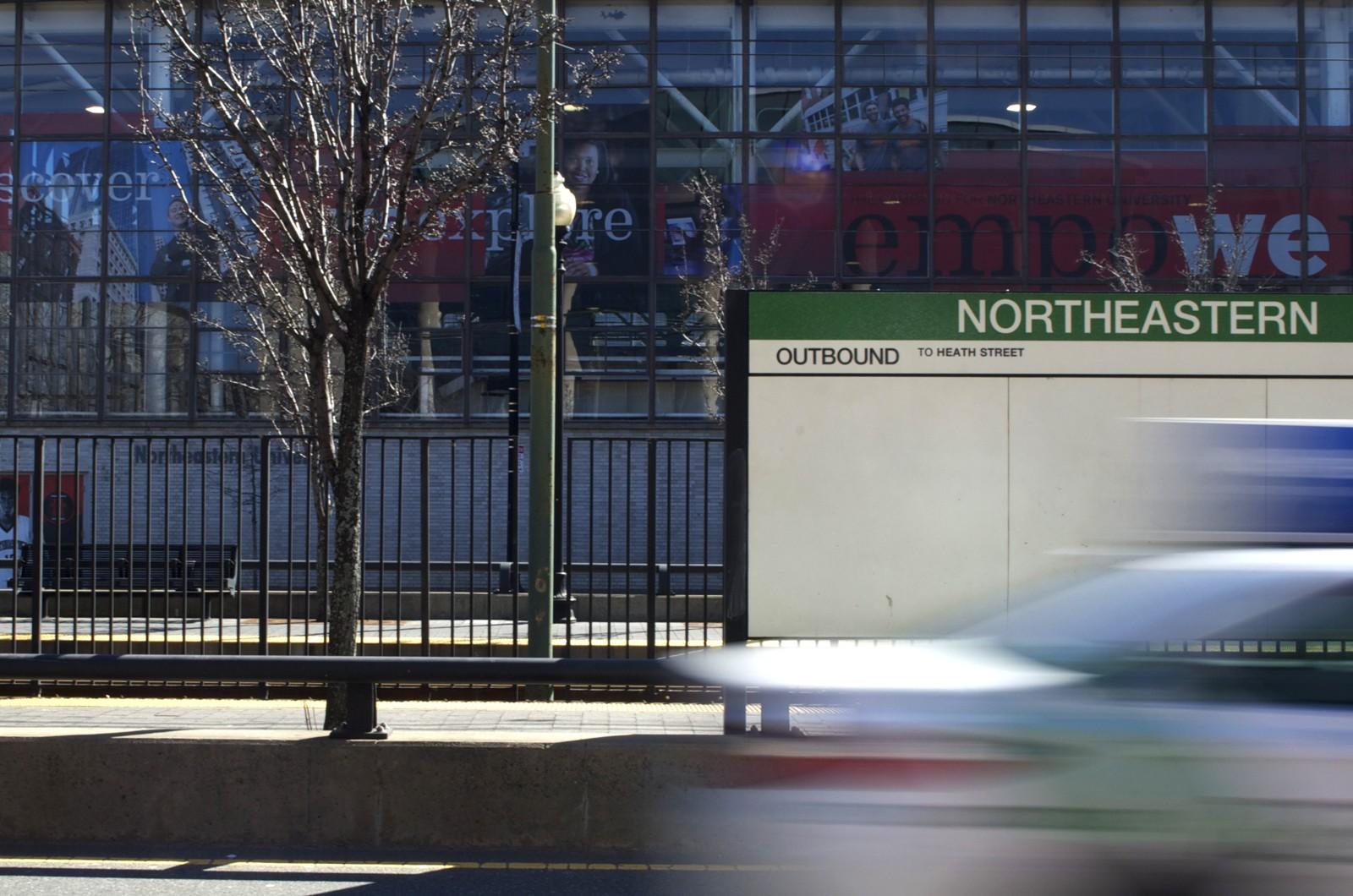 As part of a longstanding controversy beginning in December, Northeastern students and city officials expressed their disapproval of the Northeastern Police Department training their officers with semi-automatic weapons Monday. PHOTO BY JACQUI BUSICK/DAILY FREE PRESS STAFF