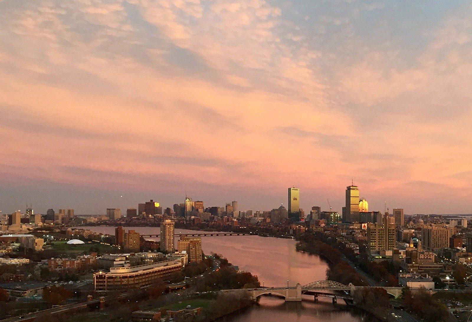 A view of the Boston Skyline. Gov. Charlie Baker sent his opportunity zone designations, which would allow for private, tax-free investment into areas of economic need, to the U.S. Treasury Department. PHOTO BY ANNAYLN KUMAR/DFP FILE PHOTO