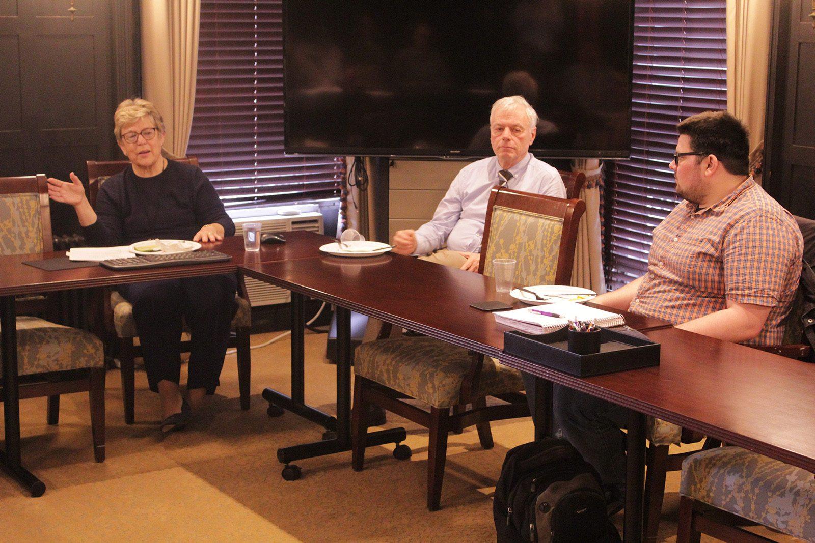 Mary Graham, chief of the CIA office in New York City during the 9/11 attacks, speaks at the Frederick S. Pardee School of Global Studies about intelligence efforts after 9/11. PHOTO COURTESY FREDERICK S. PARDEE SCHOOL OF GLOBAL STUDIES