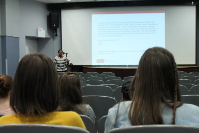 In conjunction with the Educational Resource Center, the Boston University College of Communication hosts a workshop for international students on how to avoid plagiarism. PHOTO BY ABBY FREEMAN/ DAILY FREE PRESS STAFF