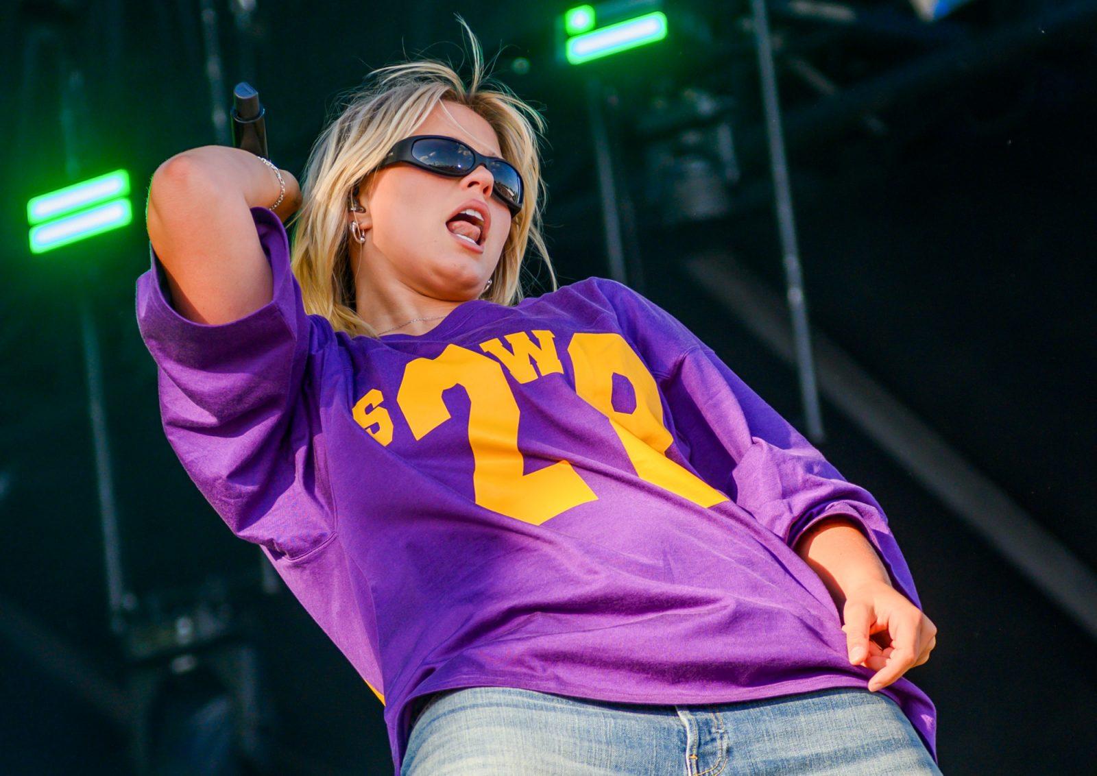 Reneé Rapp at Boston Calling on May 24. Boston Calling Music Festival 2024 took place from May 24 through May 26 at the Harvard Athletic Complex and featured artists such as Reneé Rapp, Ed Sheeran, Leon Bridges, Chappell Roan, Megan Thee Stallion and Hozier. MOLLY POTTER/DFP PHOTOGRAPHER