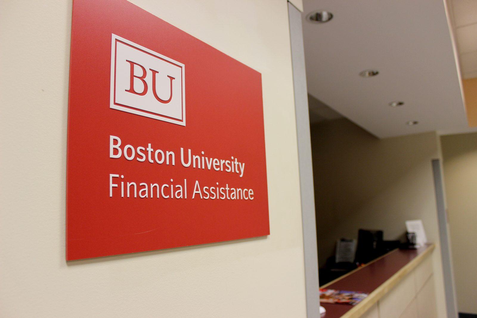 Boston University’s Financial Assistance office. About $385.5 million was given in student aid in the 2018 fiscal year. EMILY CANDAL/ DAILY FREE PRESS STAFF