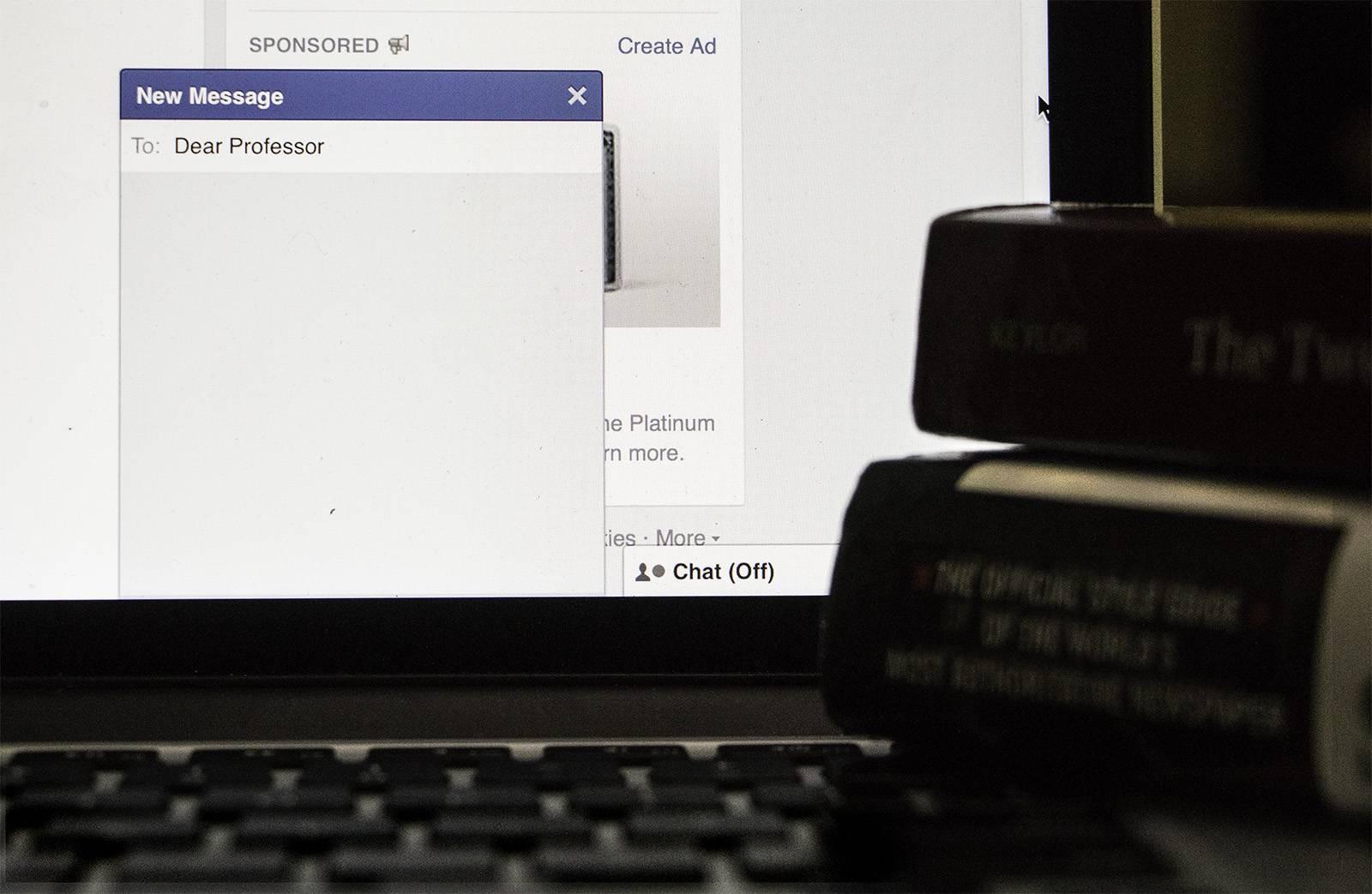 Forty percent of students use social media as their primary method of contacting university tutors and lecturers, according to a study published Thursday by Jisc. PHOTO ILLUSTRATION BY OLIVIA NADEL/DAILY FREE PRESS STAFF