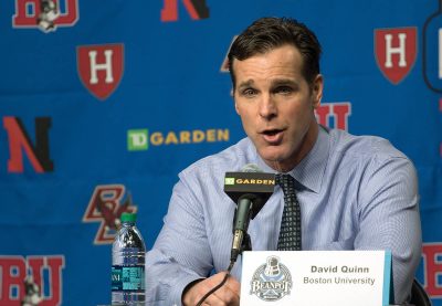 Head coach David Quinn doesn't want the hype settling into his team's locker room. PHOTO BY JUSTIN HAWK/ DFP FILE PHOTO 