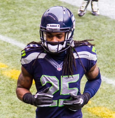 Richard Sherman of the Seahawks has said "the league isn't fun anymore," and the ratings show it. PHOTO COURTESY WIKIMEDIA COMMONS 