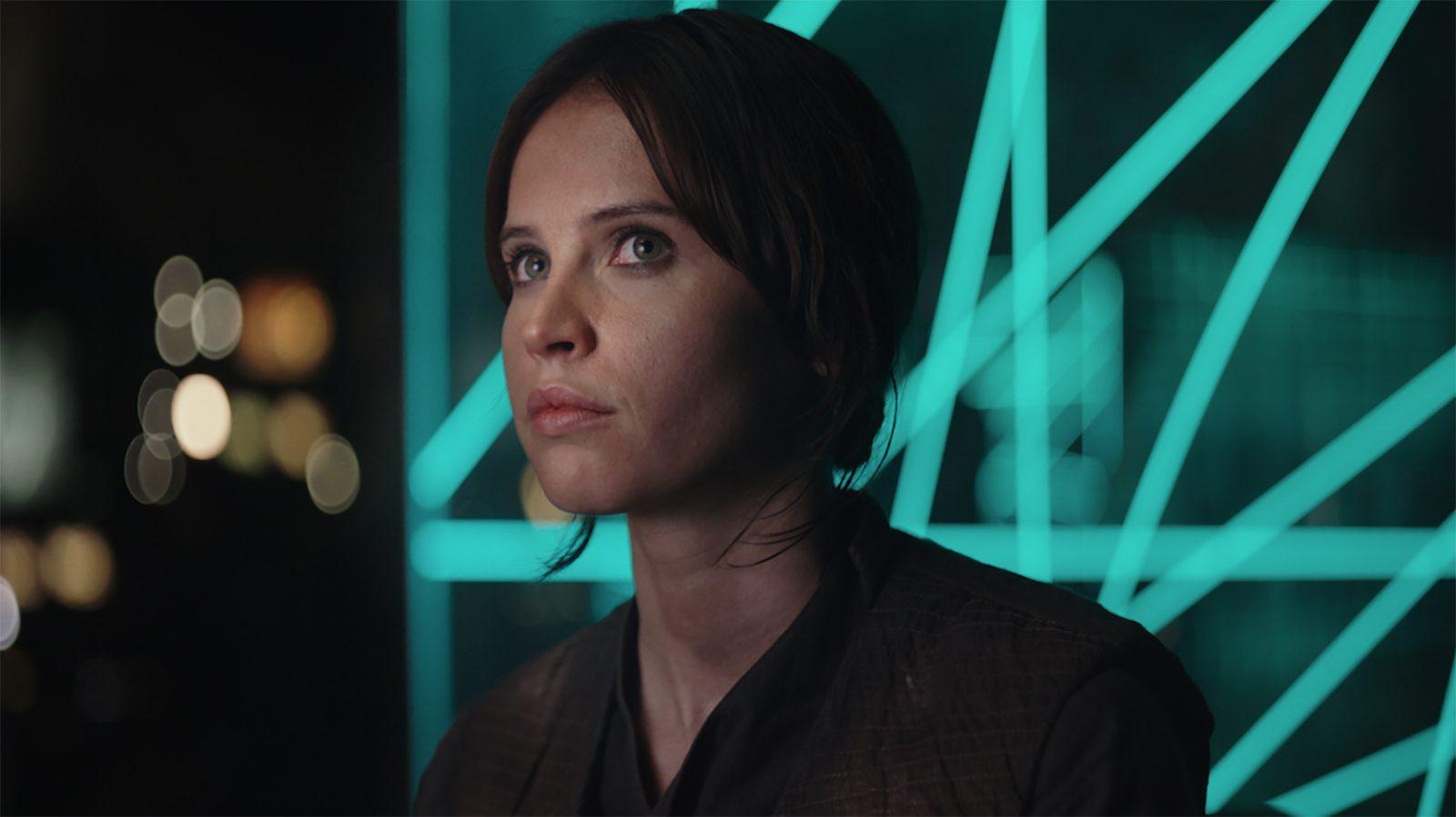 Felicity Jones stars as Jyn Erso in "Rogue One: A Star Wars Story." PHOTO COURTESY GRIEG FRASER
