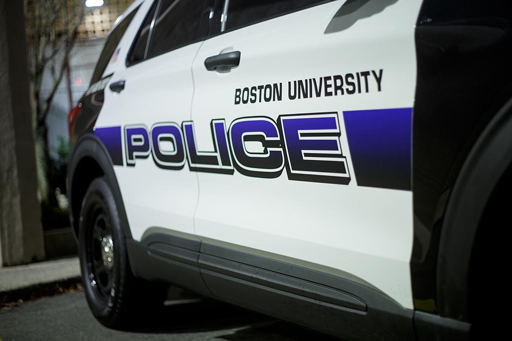 A BUPD cruiser.