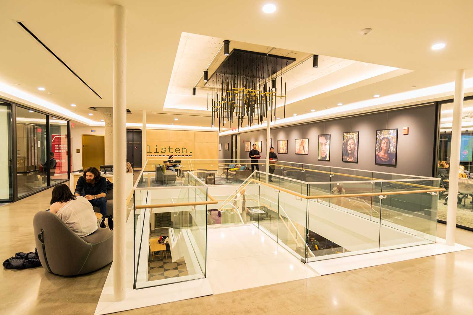 Boston University Dean of Students Kenneth Elmore said the Howard Thurman Center’s new design was inspired by conversations with students about race, culture and identity. RYAN GREGORY/ DAILY FREE PRESS STAFF