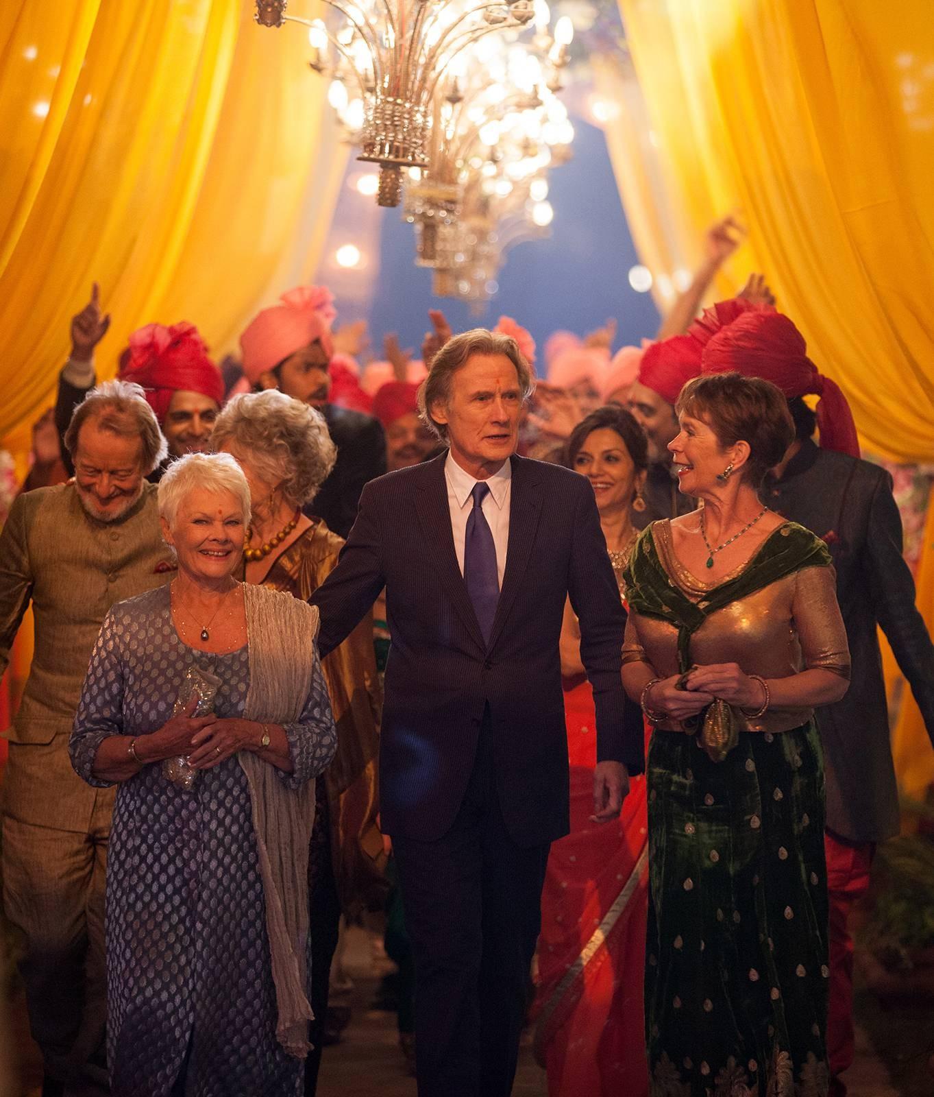 Judi Dench, Bill Nighy and Celia Imrie star as Evelyn Greenslade, Douglas Ainslie and Madge Hardcastle in “The Second Best Exotic Marigold Hotel,” released Friday. PHOTO BY LAURIE SPARHAM/20TH CENTURY FOX

