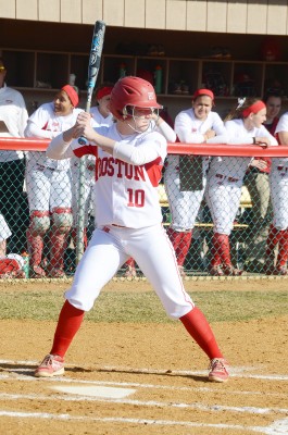 Sophomore infielder/outfielder Moriah Connolly tallied three hits out of the leadoff spot Tuesday against Harvard University. PHOTO BY FALON MORAN/DFP FILE PHOTO