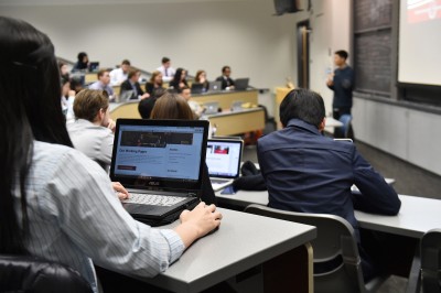 Multiple slates begin their campaigns for BU Student Government E-board Monday. PHOTO BY MADDIE MALHOTRA/DAILY FREE PRESS 