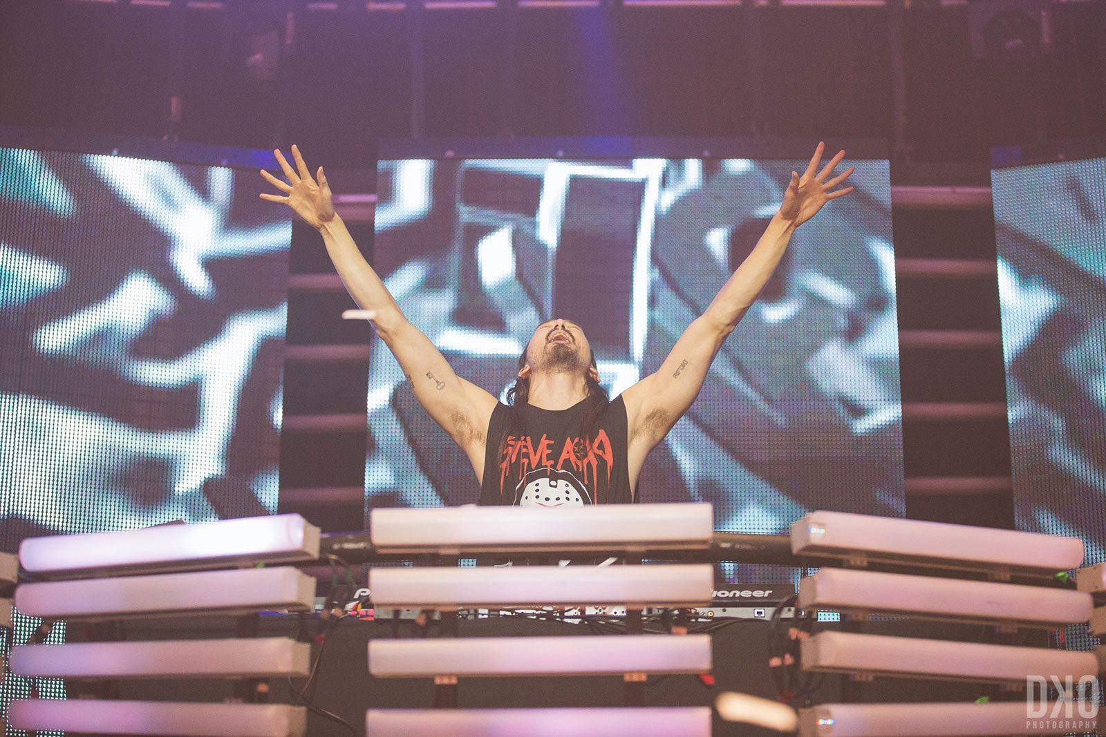 DJ and musician Steve Aoki at the Boston House of Blues on in 2013. Aoki performed in Boston twice on Saturday at Big Night Live. COURTESY OF FLICKR