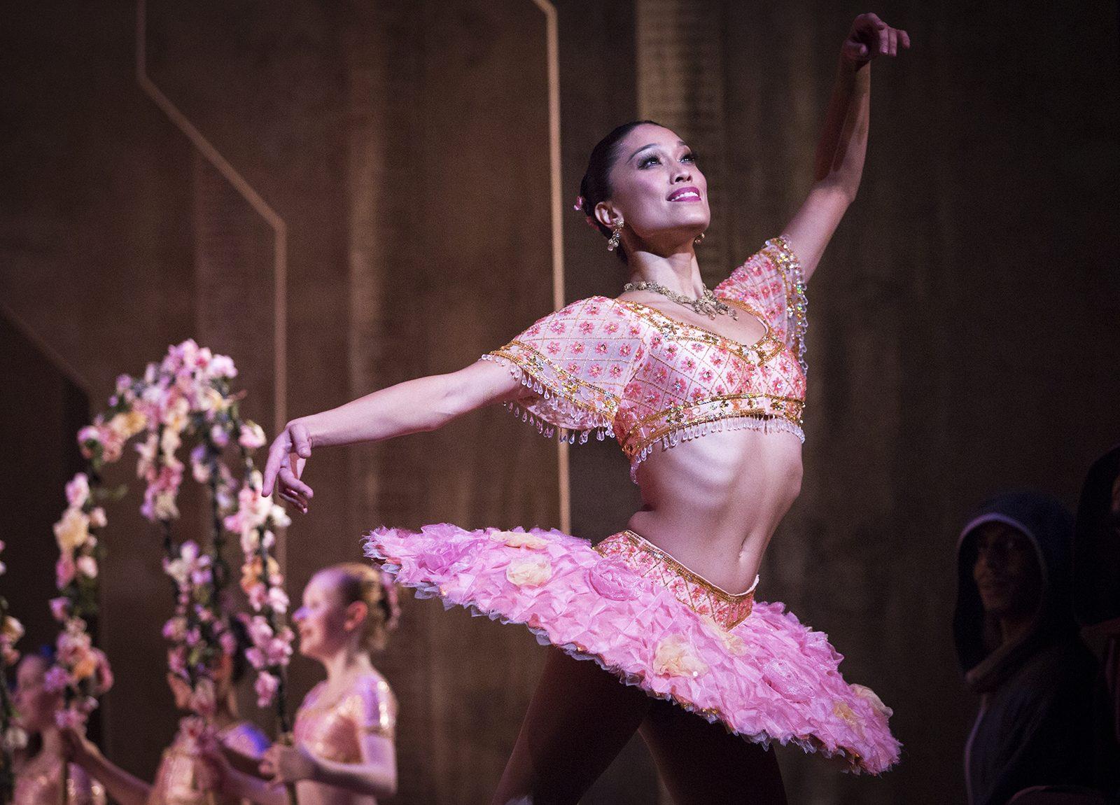 Lia Cirio in rehearsal for the Boston Ballet performance of “Le Corsaire.” PHOTO BY SARAH SILBIGER/ DAILY FREE PRESS STAFF 