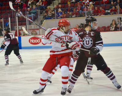 Jakob Forsbacka Karlsson had 15 points on the year prior to BU's game against Union. PHOTO BY JONATHAN SIGAL/ DFP FILE PHOTO 