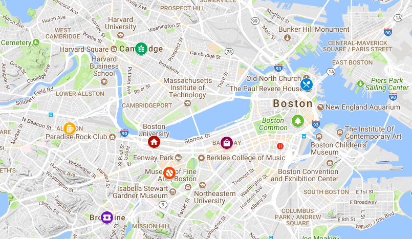 Map Of Boston Area What to do in different Boston area neighborhoods – The Daily Free 