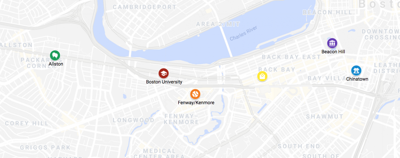 A map of all the neighborhoods listed below. MAP BY JOEL LAU/DFP
