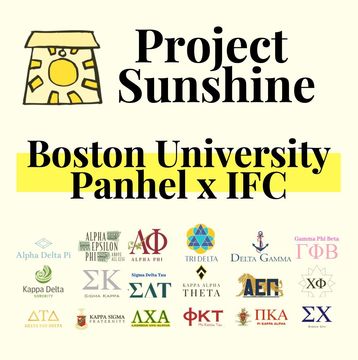 Boston University’s Greek Life community has raised nearly $30,000 since March 20 for Project Sunshine, a non-profit organization that provides support to hospitalized children. COURTESY OLIVER POUR