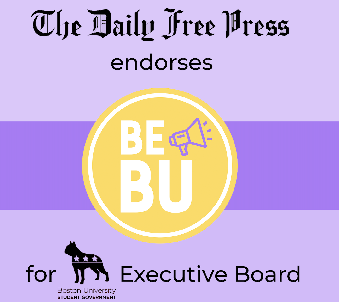 ENDORSEMENT: Be loud, BU