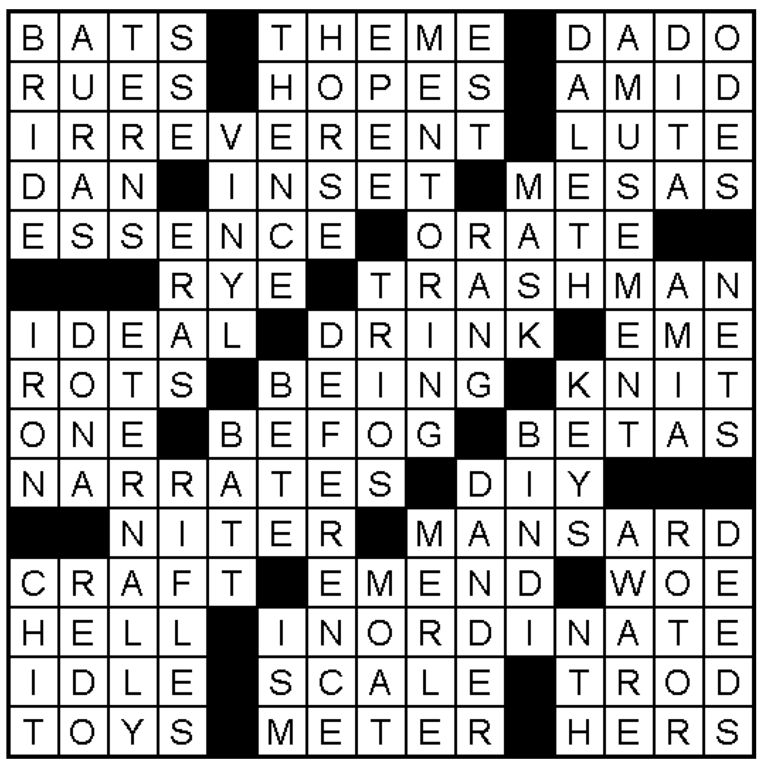 January 22 2015 Crossword Answers The Daily Free Press