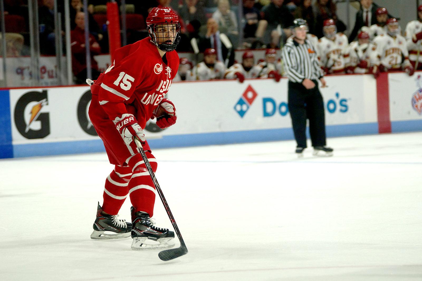 Freshman forward Shane Bowers has nine goals on the season. PHOTO BY SYDNEY MAES/ DAILY FREE PRESS STAFF