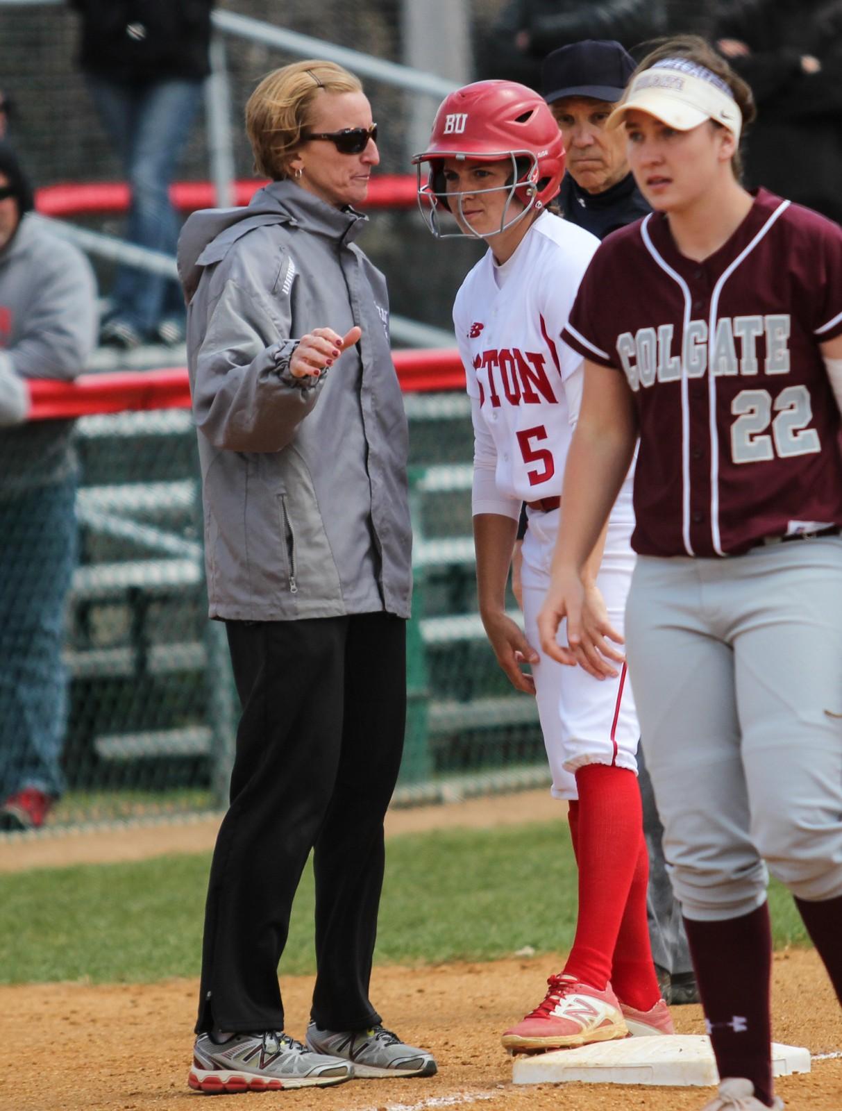 Boston University softball head coach Kathryn Gleason announced her resignation Wednesday. FILE PHOTO BY ALEXANDRA WIMLEY/ DAILY FREE PRESS STAFF