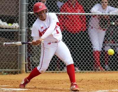 Gabi Martinez and the rest of the BU softball team will try and stop its three-game slide. PHOTO BY ALEXANDRA WIMLEY/DFP FILE PHOTO
