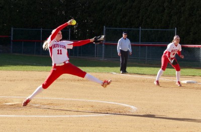 Melanie Russell and the BU softball team welcome Lehigh to town this weekend. PHOTO BY BRIGID KING/DAILY FREE PRESS STAFF