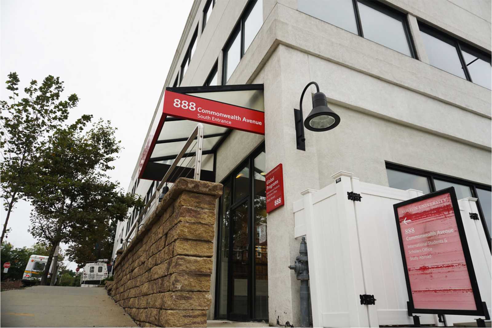 The International Students and Scholars Office at Boston University. Many international students feel that ISSO has not been communicative enough about its coronavirus travel and self-quarantine policies. SOPHIE PARK/ DFP FILE