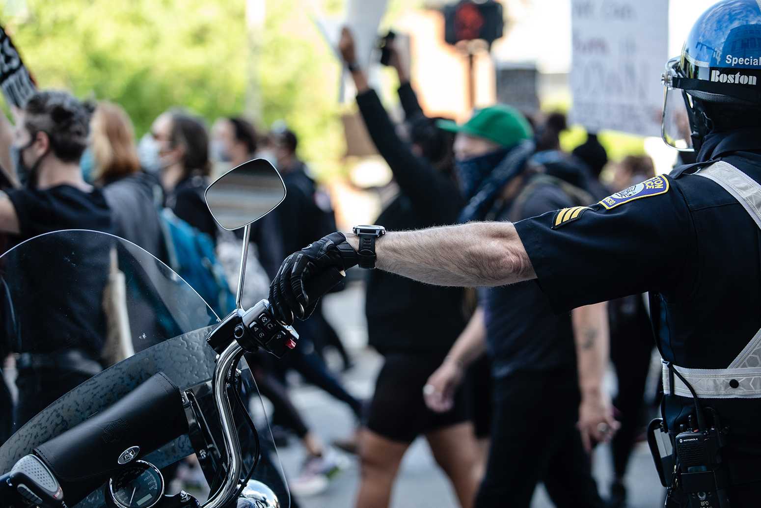 Massachusetts Gov. Charlie Baker proposed a bill on June 17 that would require police officers in the state to get licensed and recertified every three years. SOPHIE PARK/ DAILY FREE PRESS STAFF