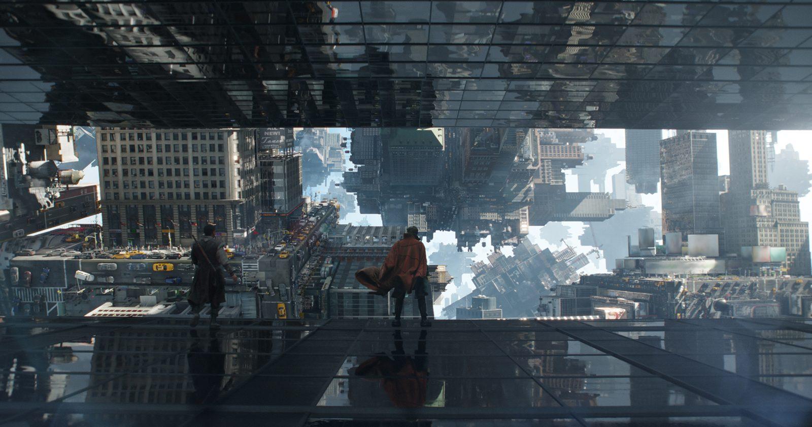 Mordo, played by Chiwetel Ejiofor, and Doctor Strange, played by Benedict Cumberbatch, in “Doctor Strange.” PHOTO COURTESY FILM FRAME 